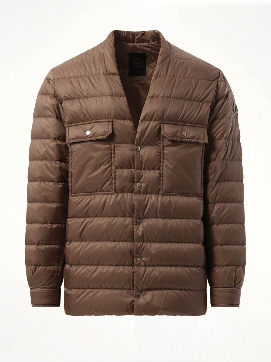 Rick Owens x Moncler Padded Outershirt in Dust