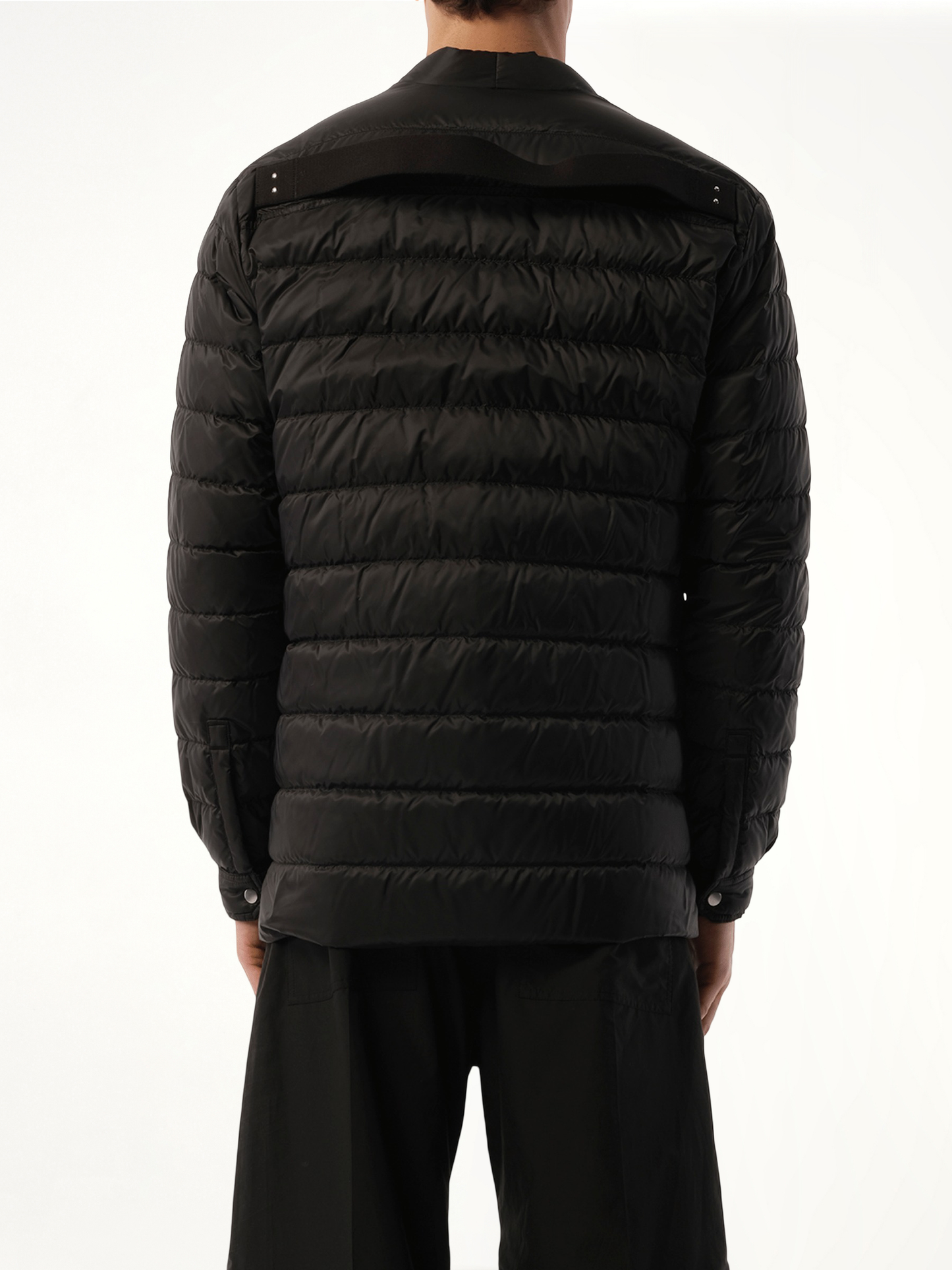 Rick Owens x Moncler Padded Outershirt in Black