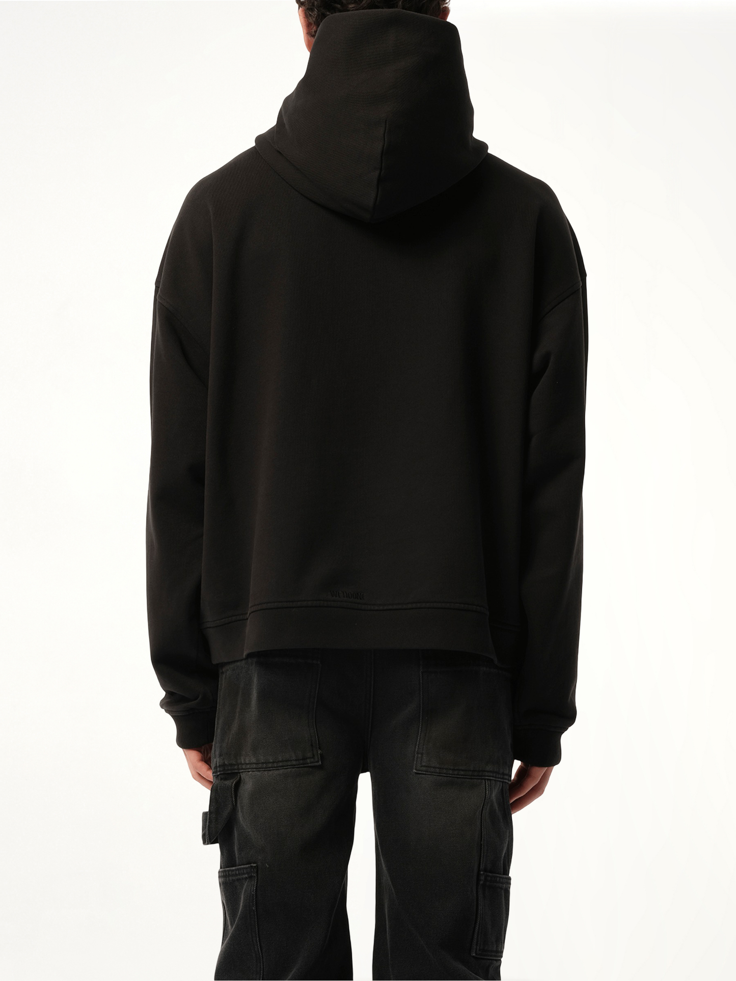 Vintage Collage Hoodie in Black