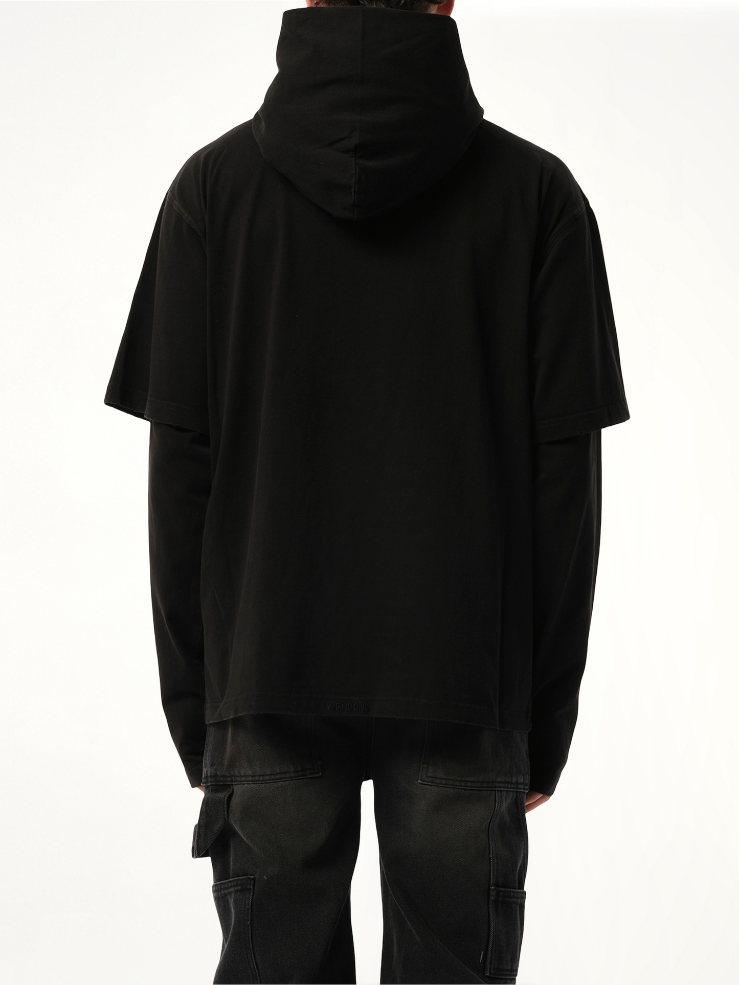 Teddy Bear With Key Hoodie in Black