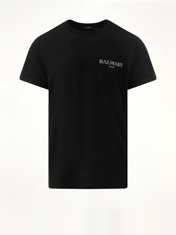 Balmain Vintage T-Shirt in Black/Silver