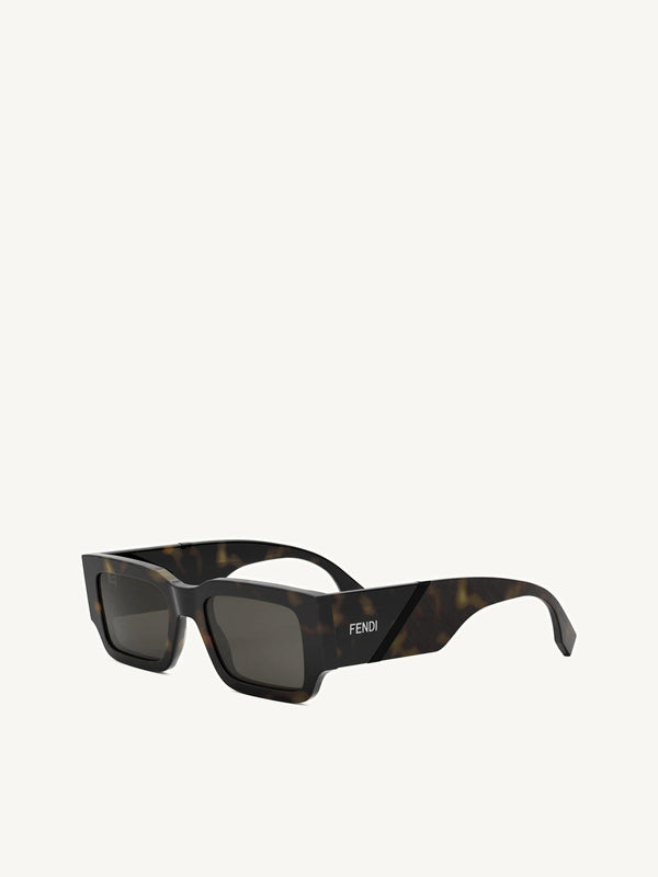 Fendi FE40131I Acetate Sunglasses in Havana Brown