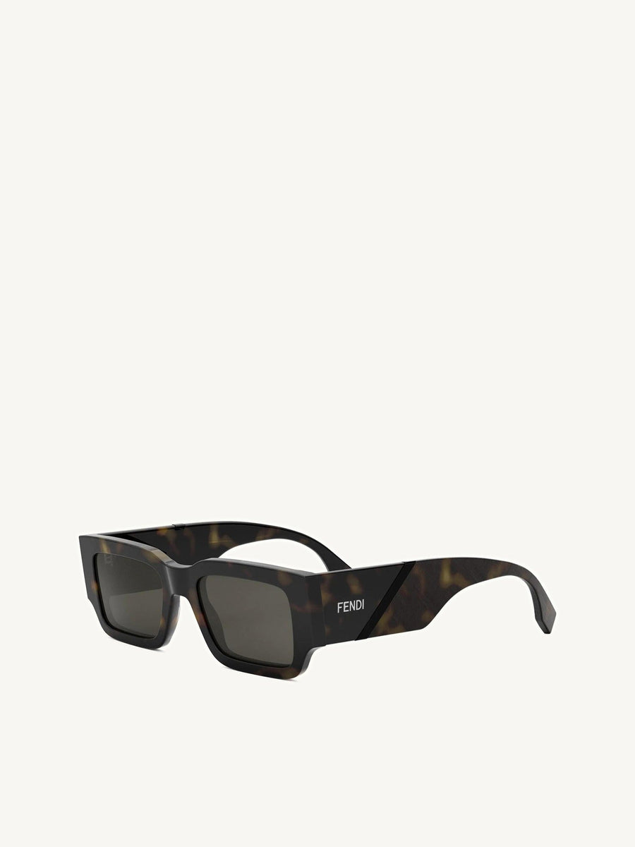Fendi FE40131I Acetate Sunglasses in Havana Brown