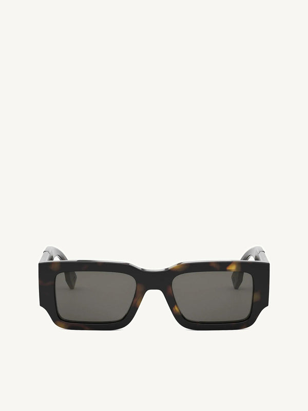 Fendi FE40131I Acetate Sunglasses in Havana Brown
