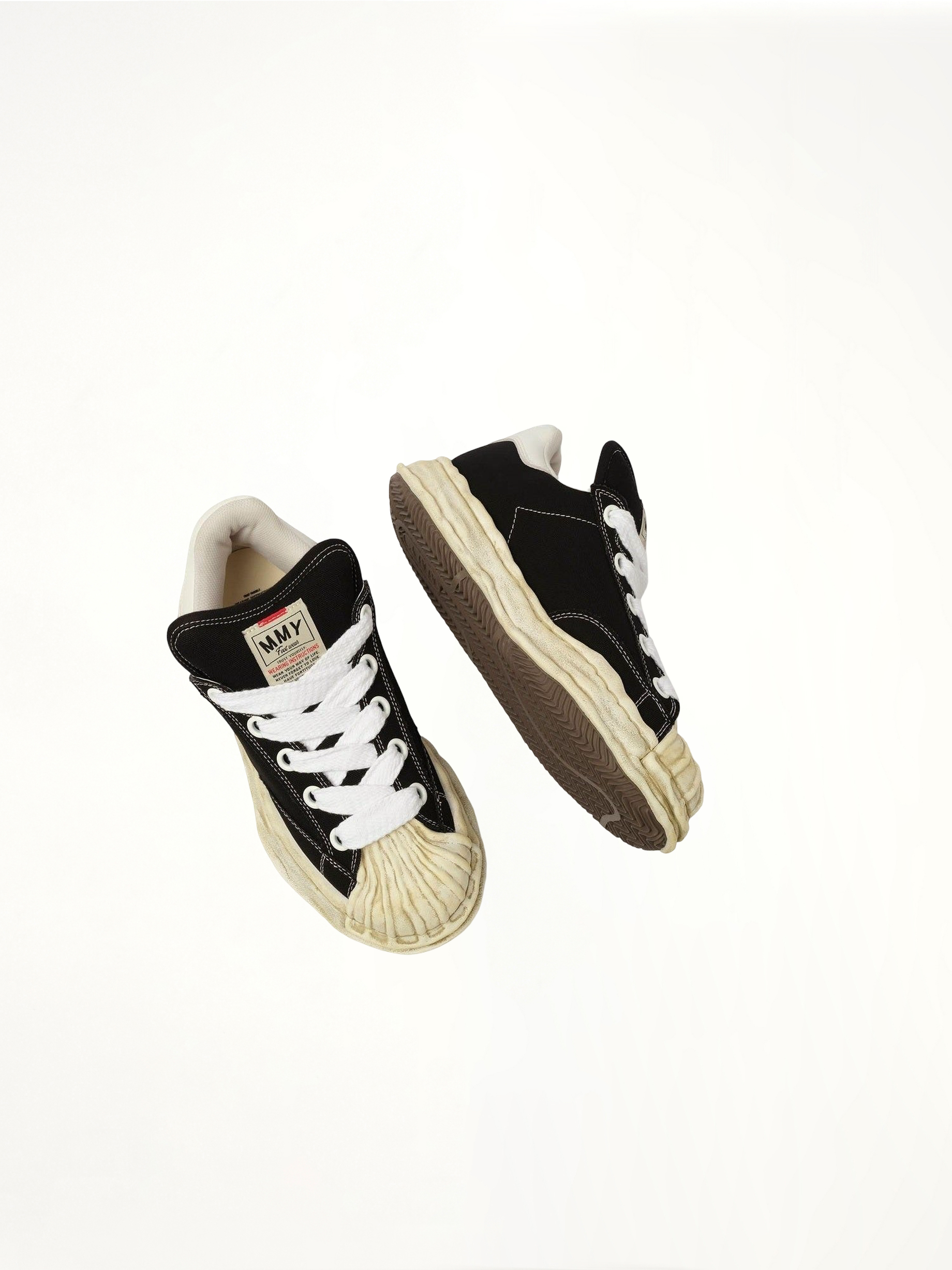 BLAKEY OG Puffer Sneaker in Black Top View | MAISON MIHARA YASUHIRO