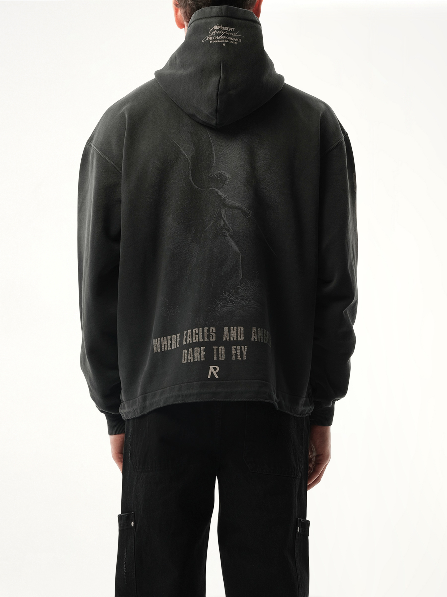 Godspeed Hoodie in Aged Black