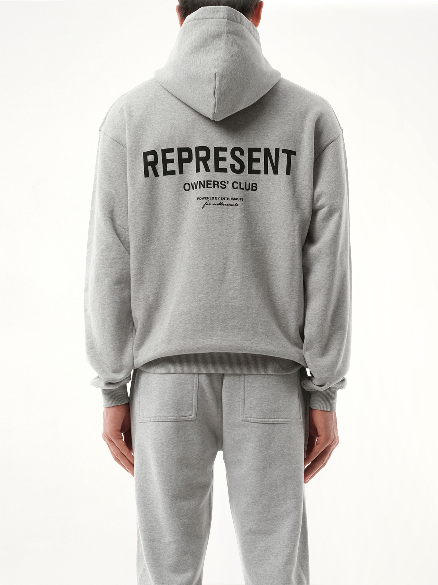 Represent Owners Club Hoodie in Ash Grey