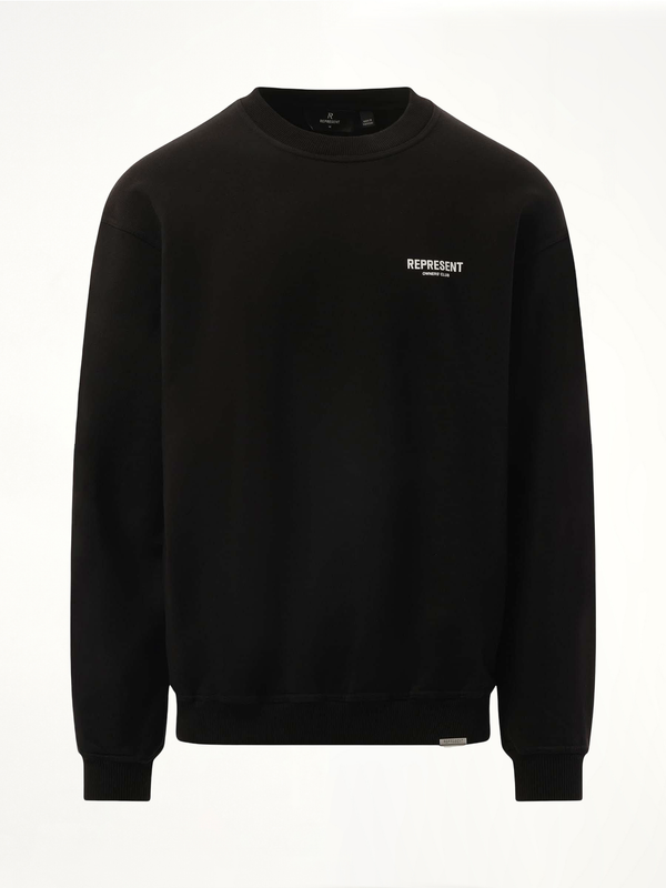 블랙 Represent Owners Club 스웨트셔츠
