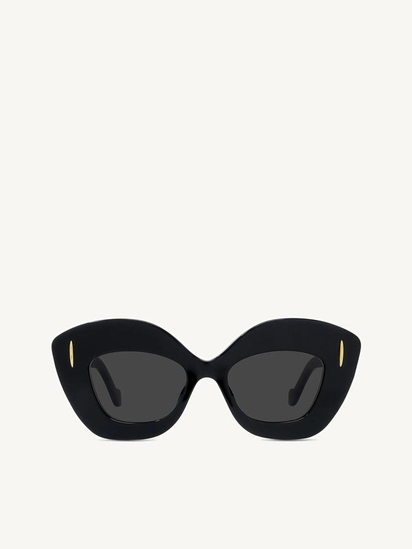 Loewe LW40127F 4901A Acetate Sunglasses in Black