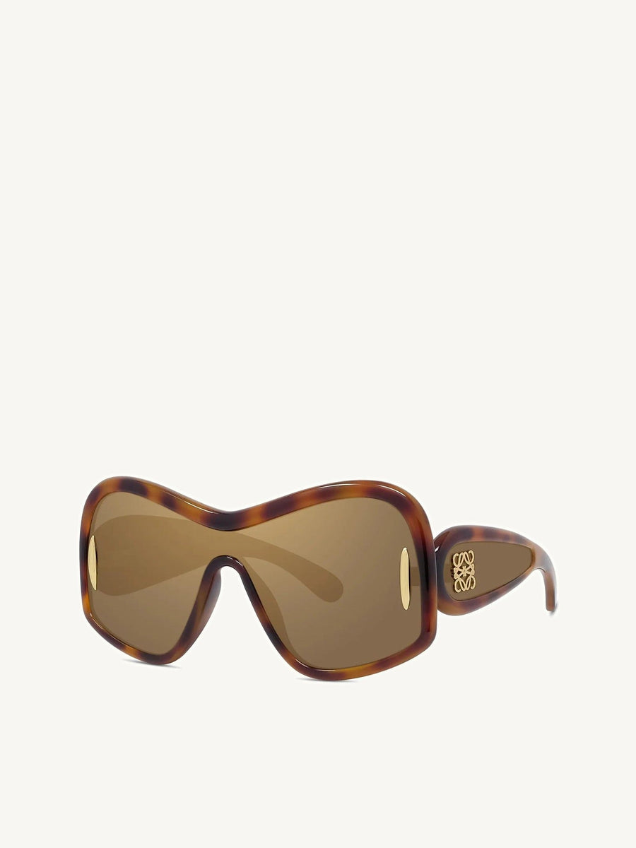 Loewe LW40131I 0052G Injected Sunglasses in Havana Brown