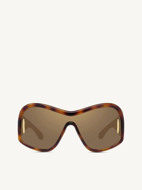 Loewe LW40131I 0052G Injected Sunglasses in Havana Brown