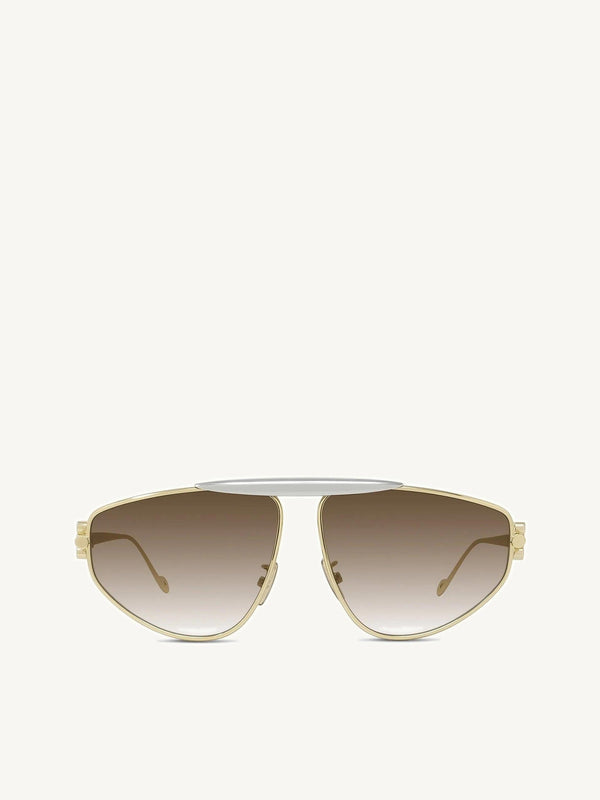 Loewe LW40116U 6130F Metal Sunglasses in Gold
