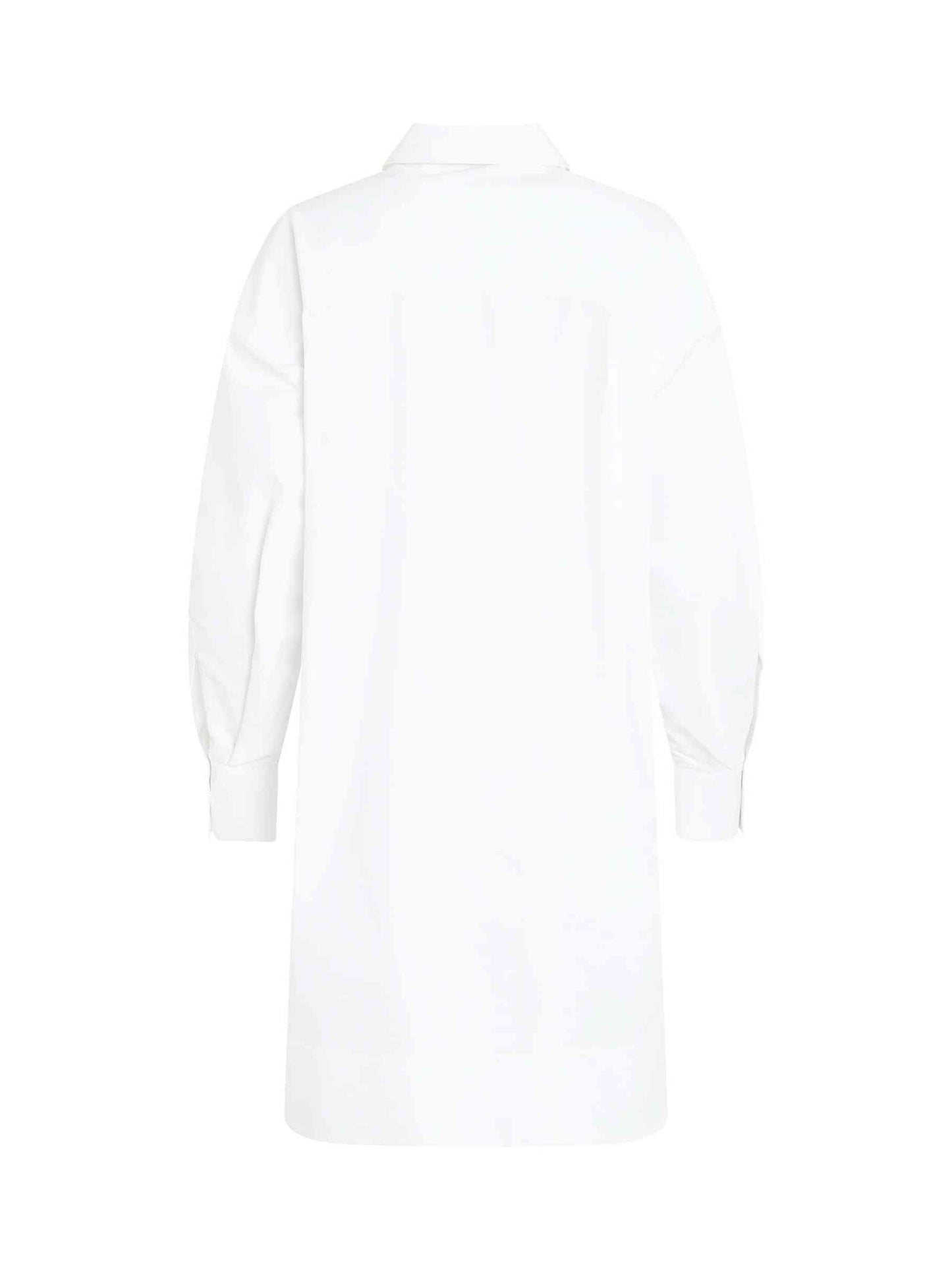 Mini Shirt Dress in White