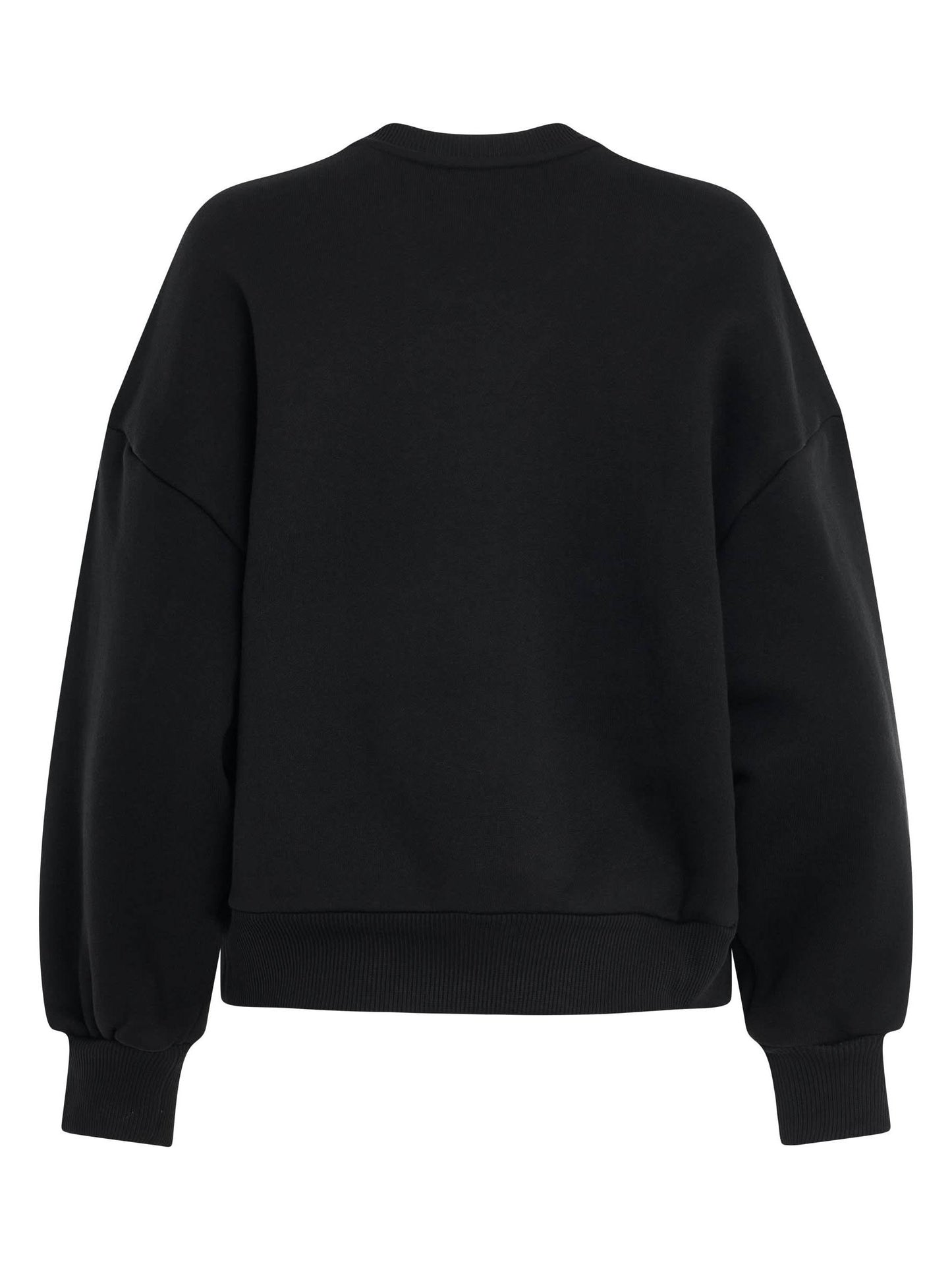 Warped Print Sweatshirt in Black