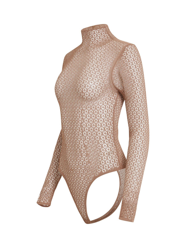Fena Bodysuit in Almond