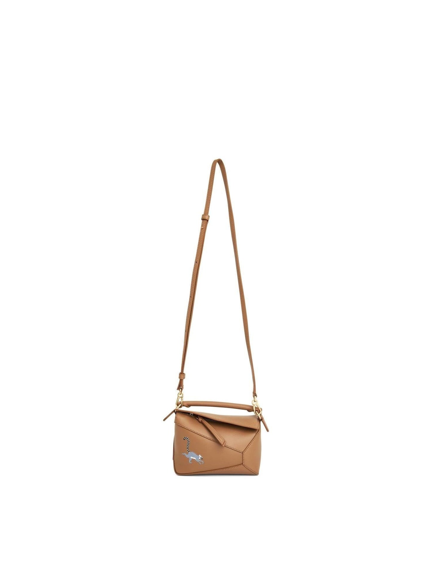 Suna Fujita Lemur Mini Puzzle Edge Bag in Oak