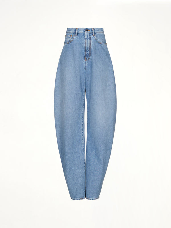 Round Pants in Cloudy Blue