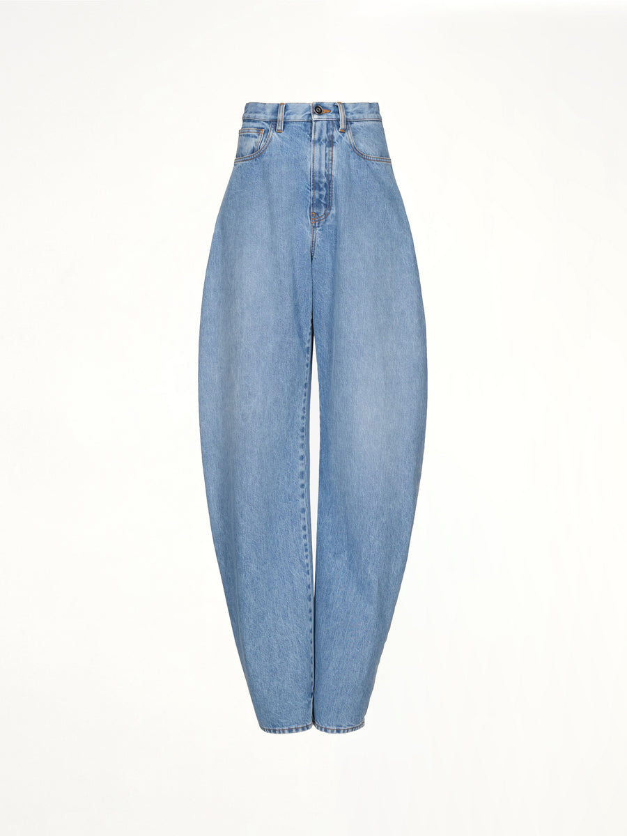 Round Pants in Cloudy Blue