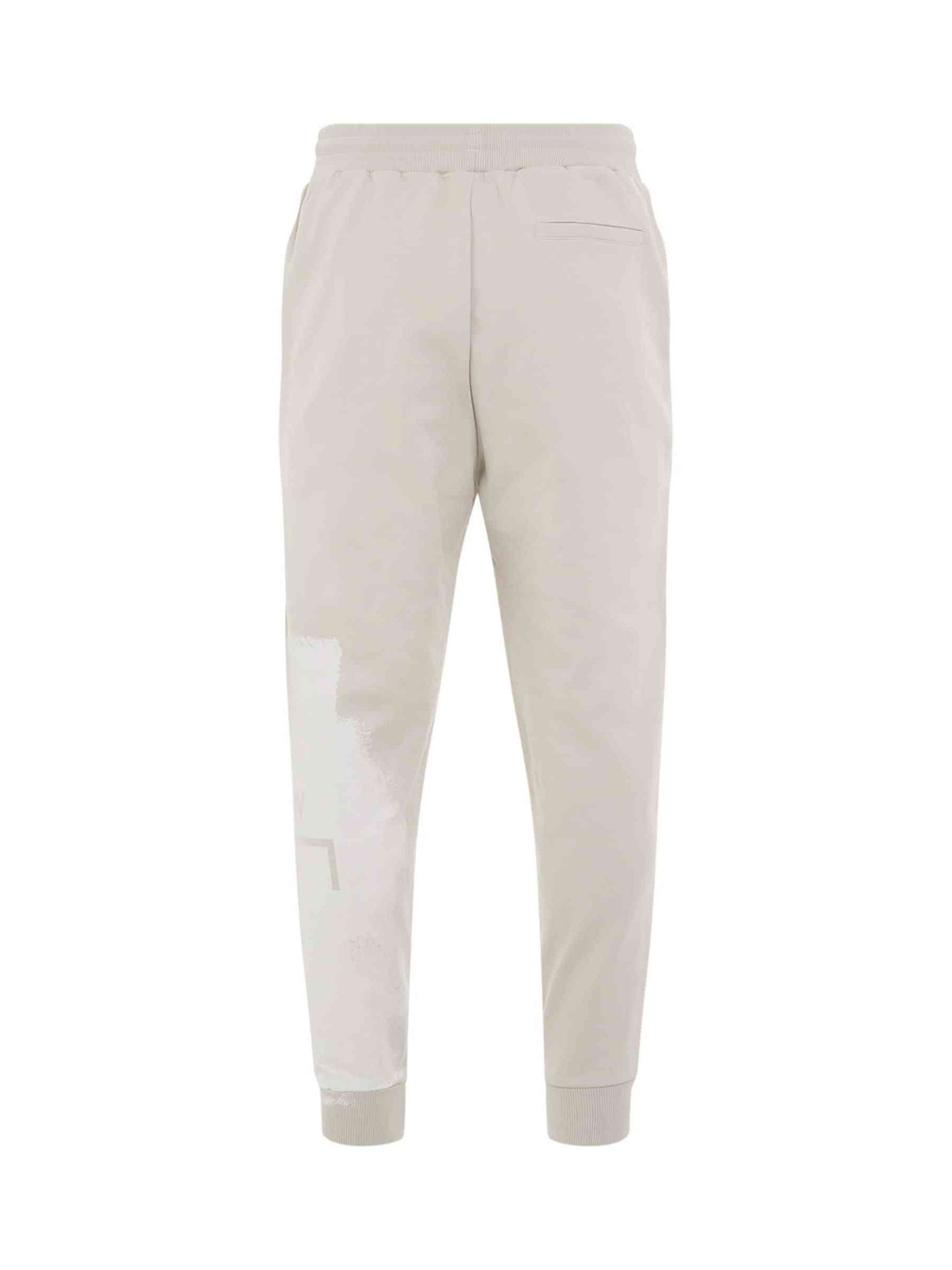 Brushstroke Painted Sweatpants in Bone