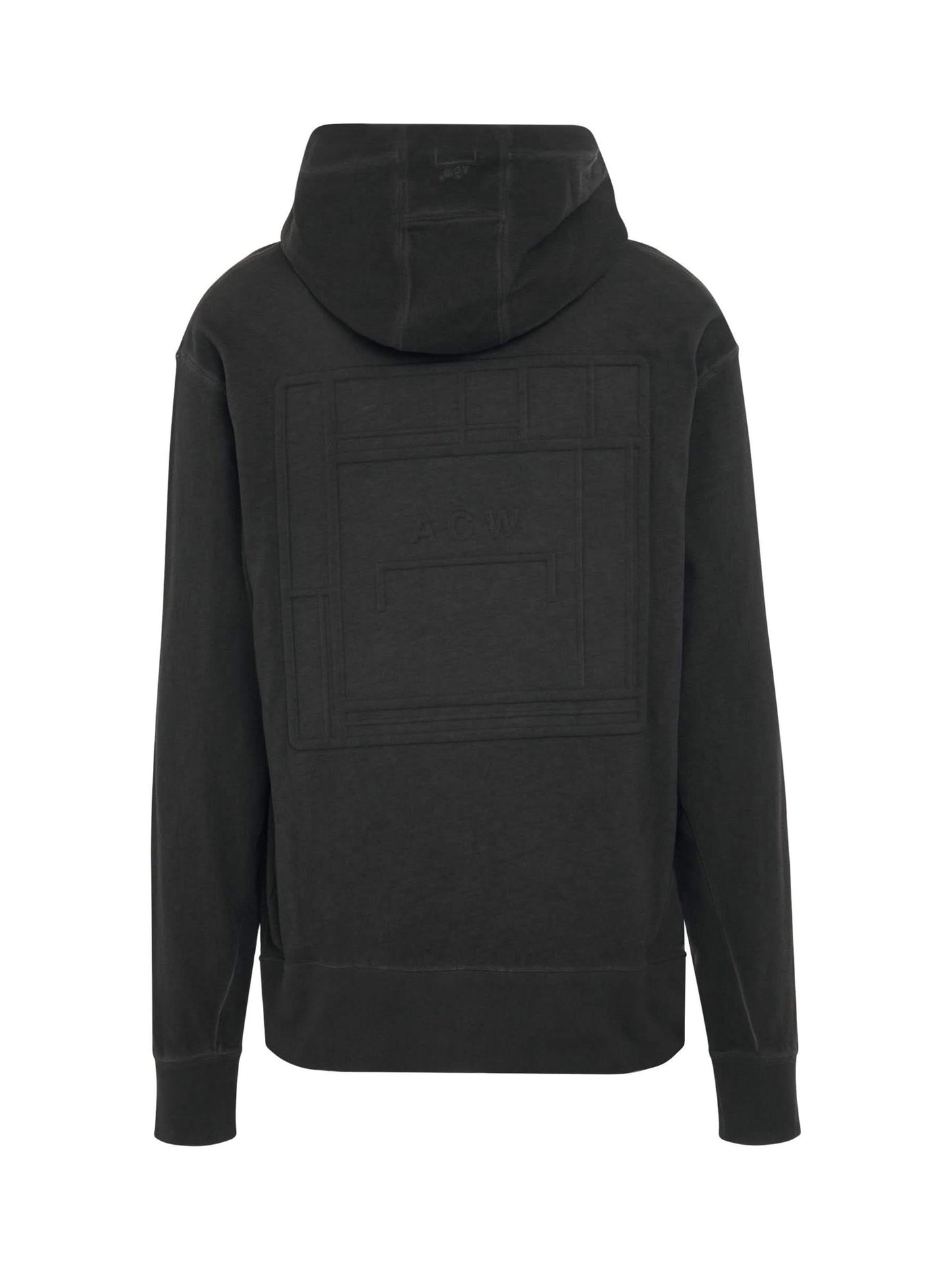 Dissolve Dye Hoodie in Black