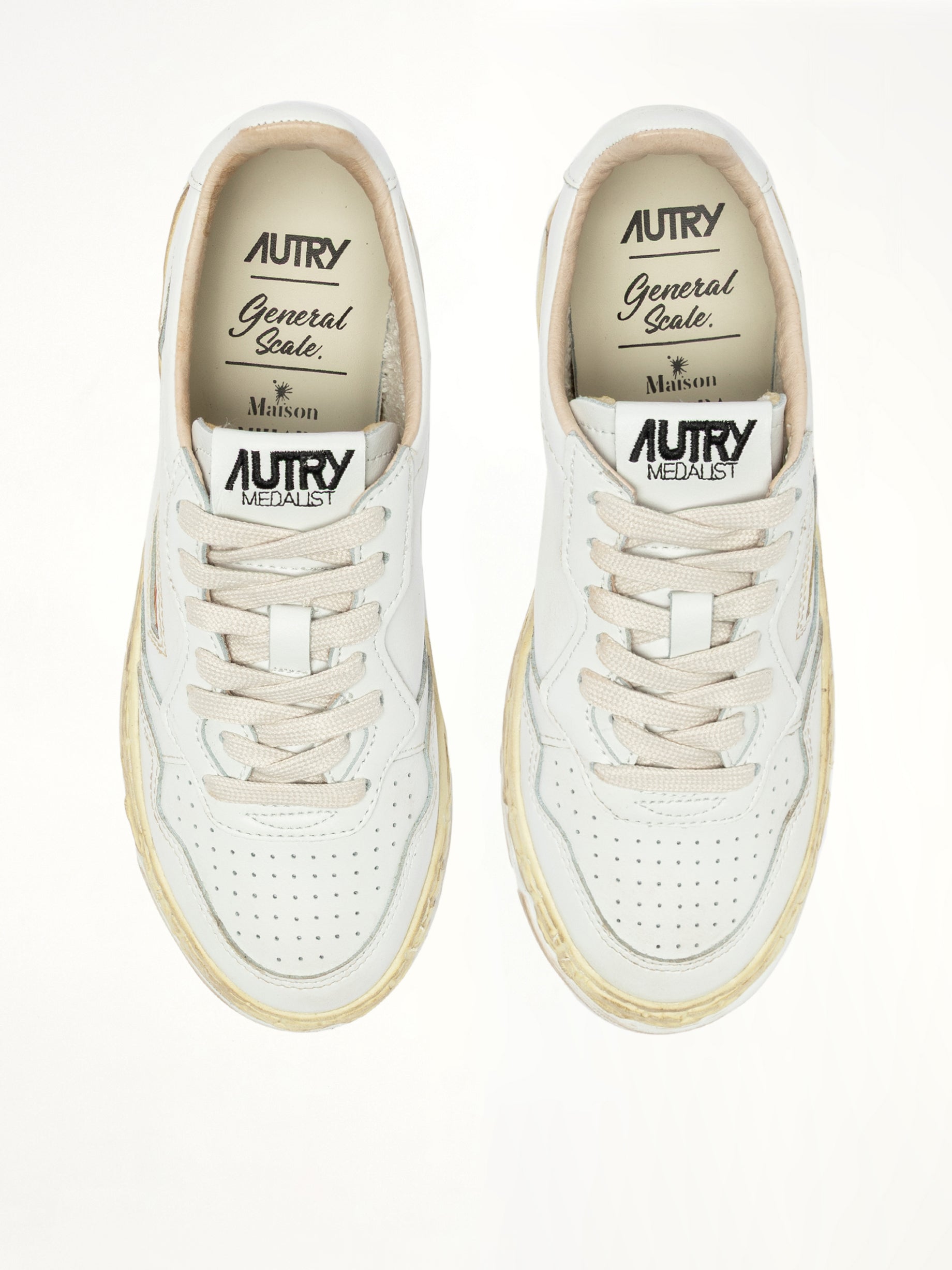 MMY Super Vintage Low Sneaker in White | AUTRY