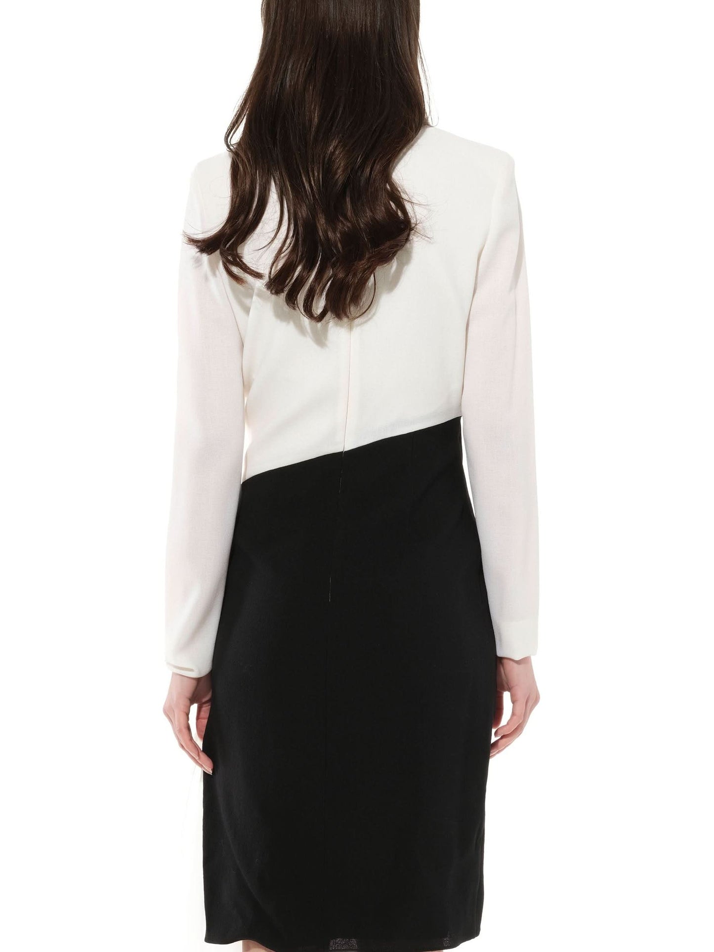 Asymetric Dress in Black/White