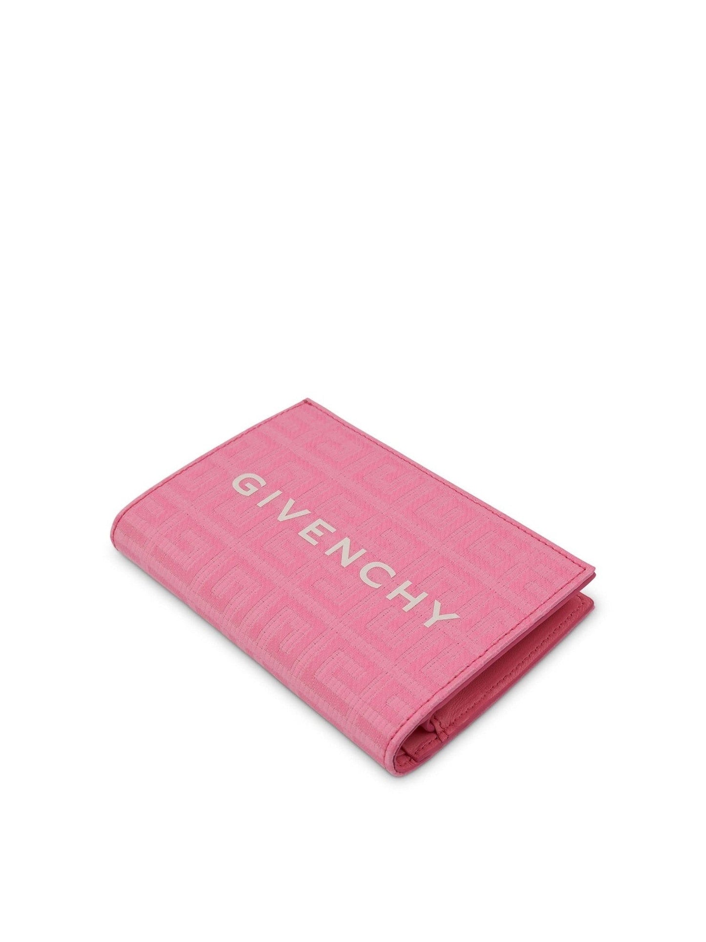G Cut Bifold Wallet in 4G Coated Canvas in Bright Pink