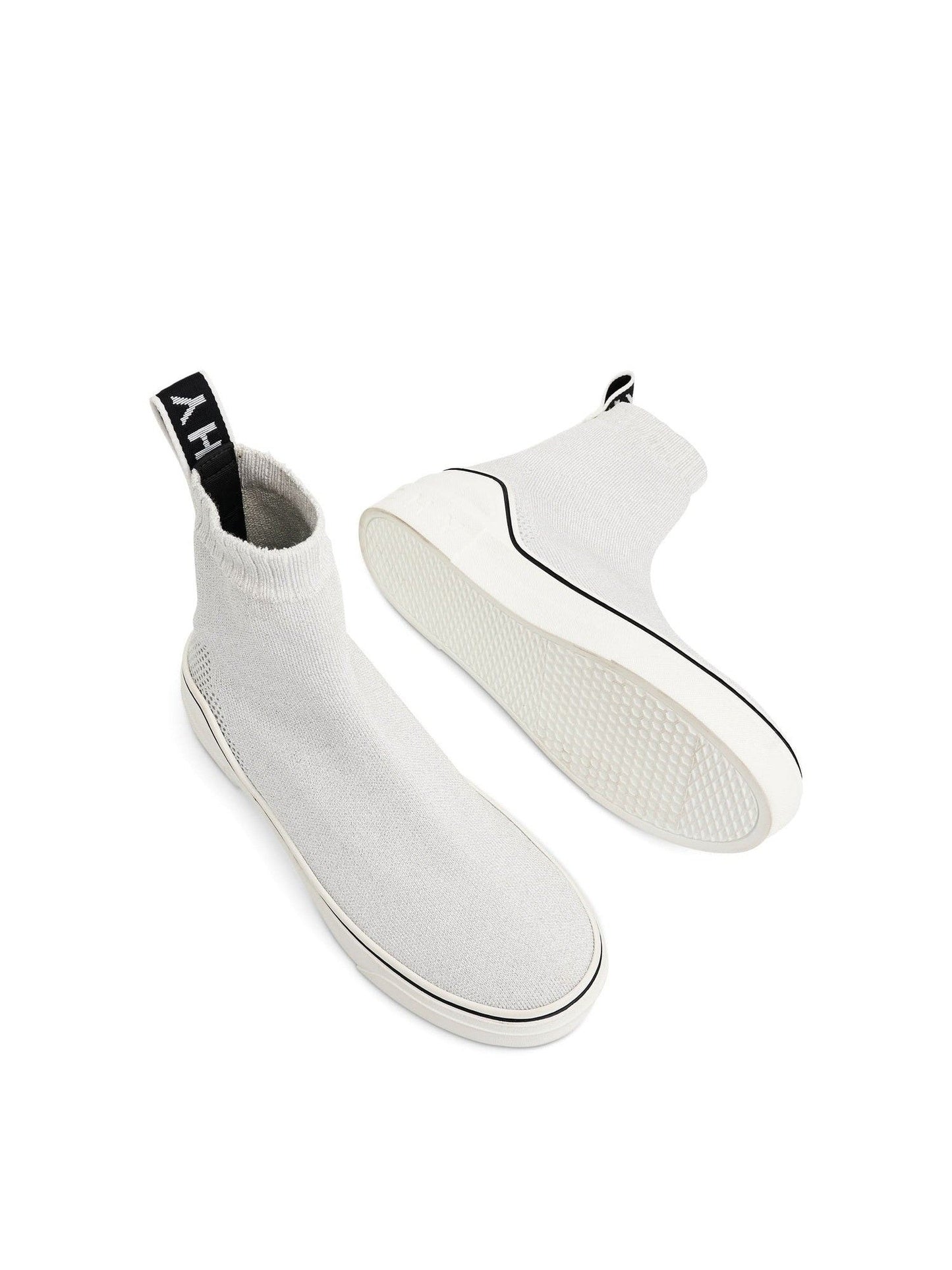 George V Sock Sneaker in White
