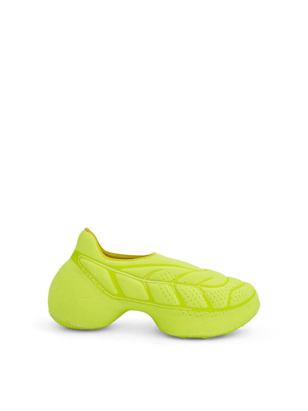 TK 360 Plus Sneaker in Fluo Yellow/White Side View | GIVENCHY