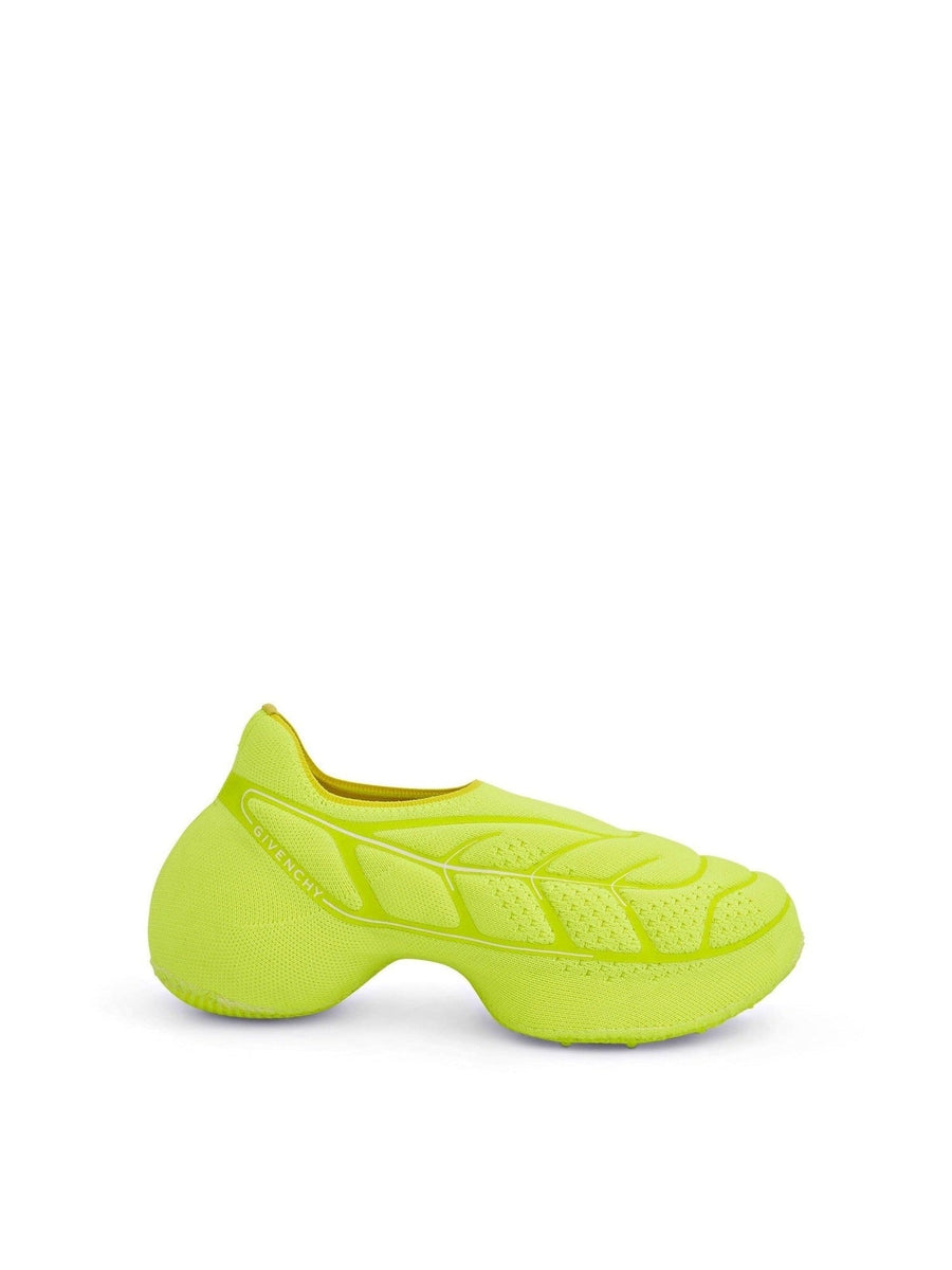 TK 360 Plus Sneaker in Fluo Yellow/White Side View | GIVENCHY