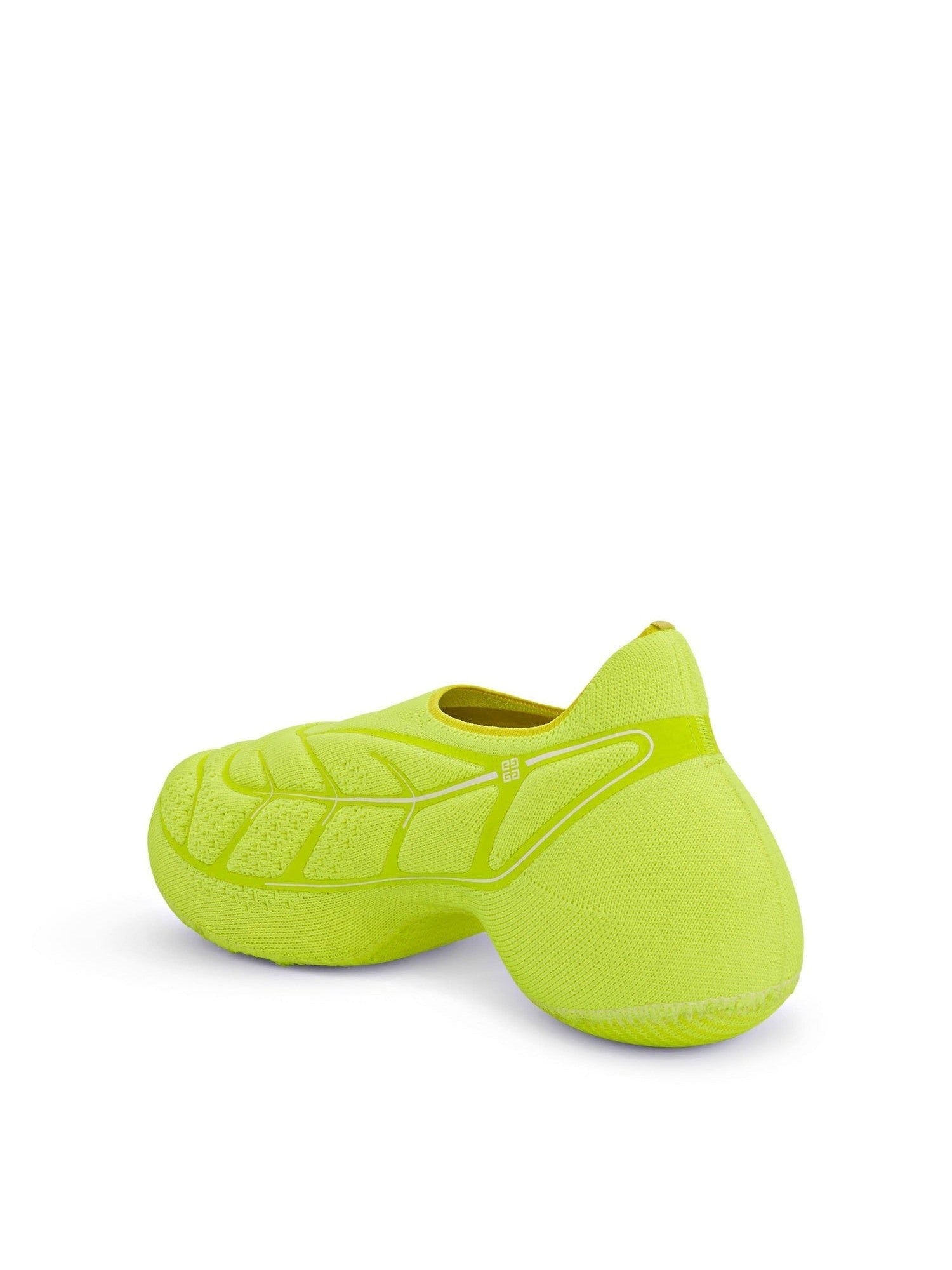 TK 360 Plus Sneaker in Fluo Yellow/White Back View | GIVENCHY