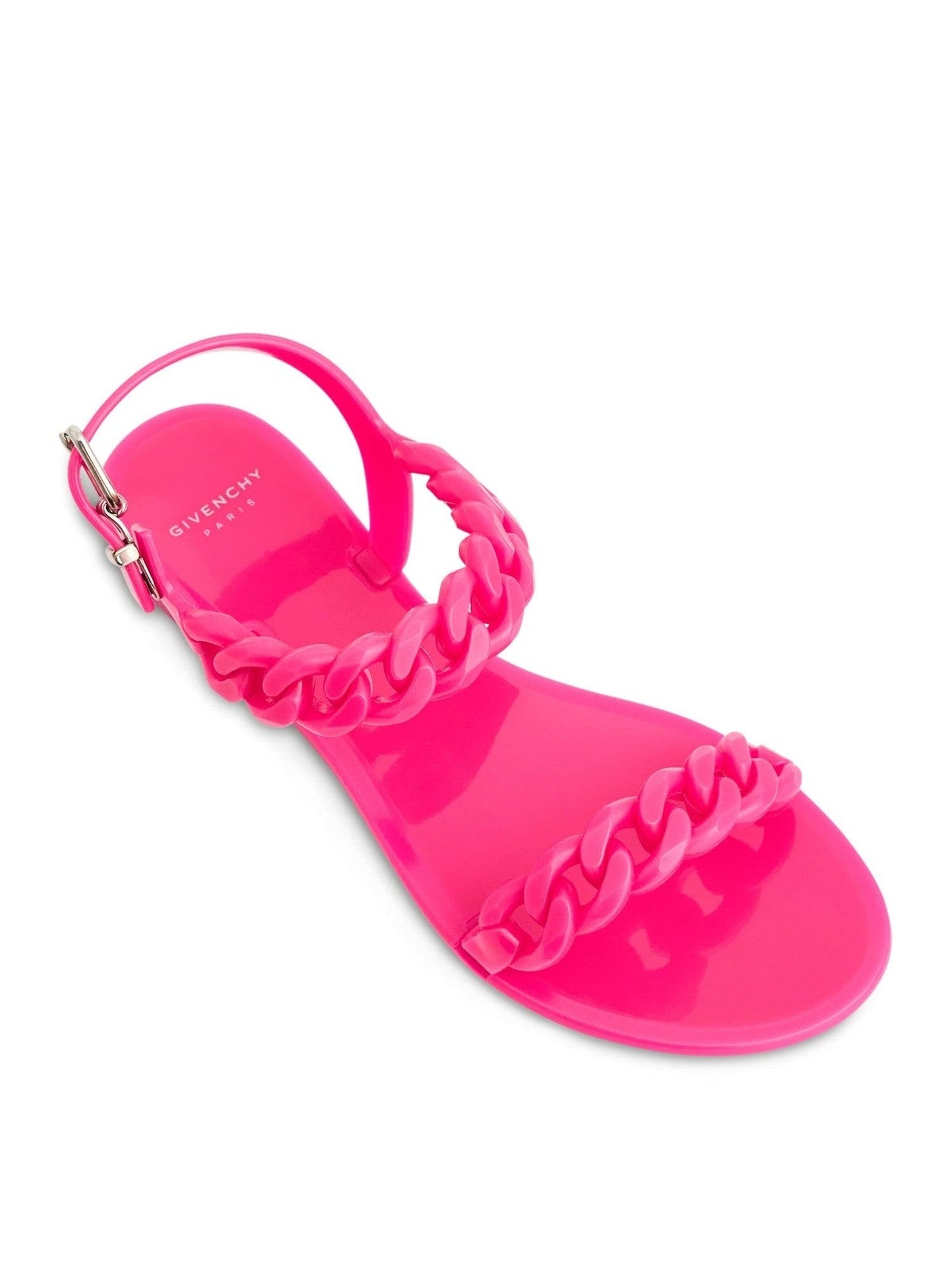 Jelly Flat Sandal in Fushia
