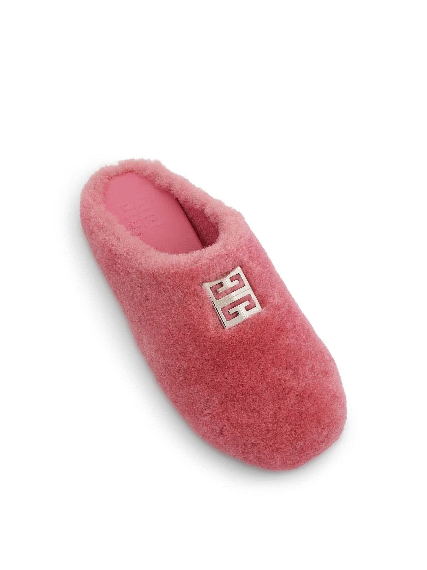 4G Shearling Slip On in Bright Pink