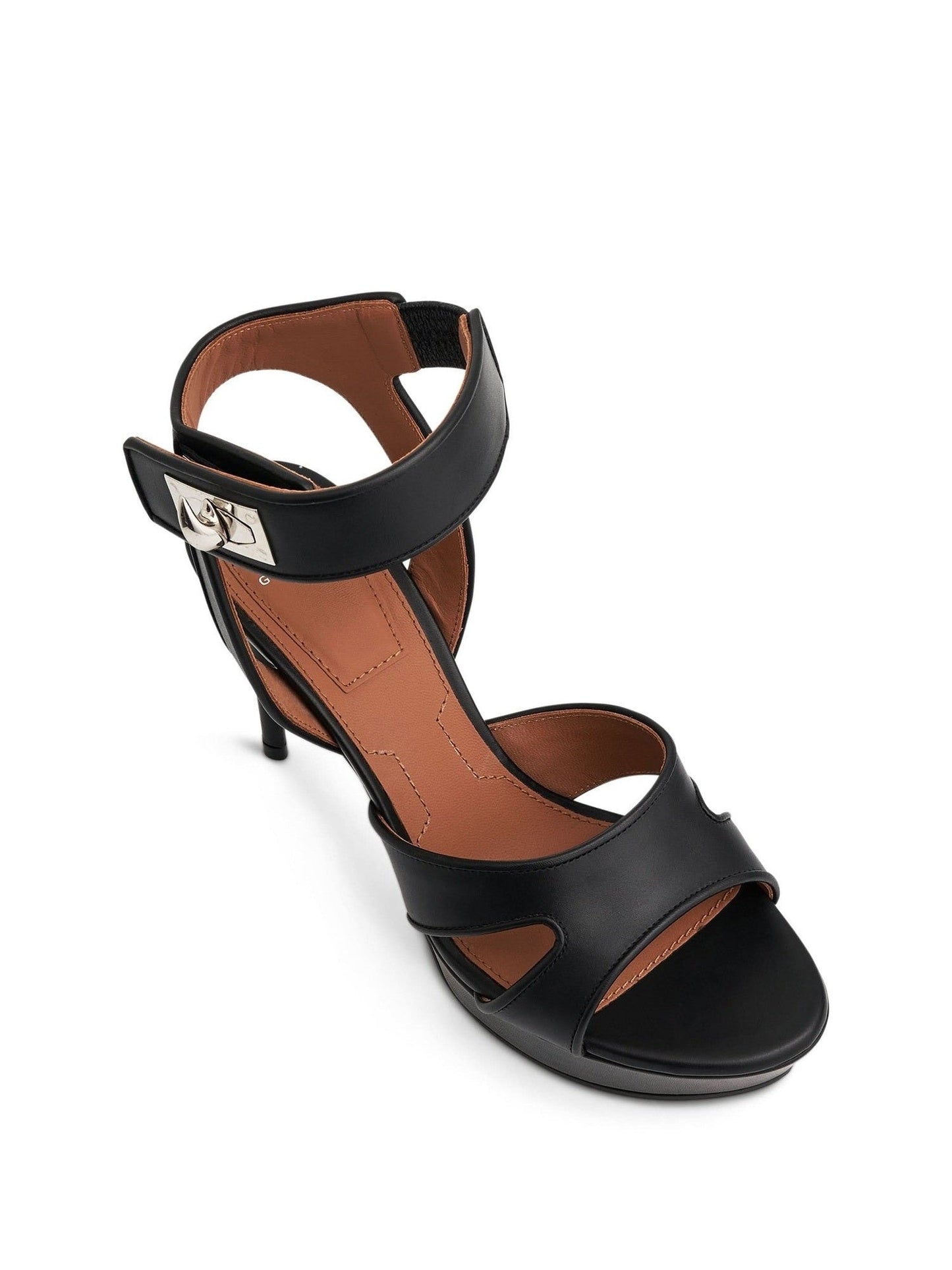 Heel Sandals in Black