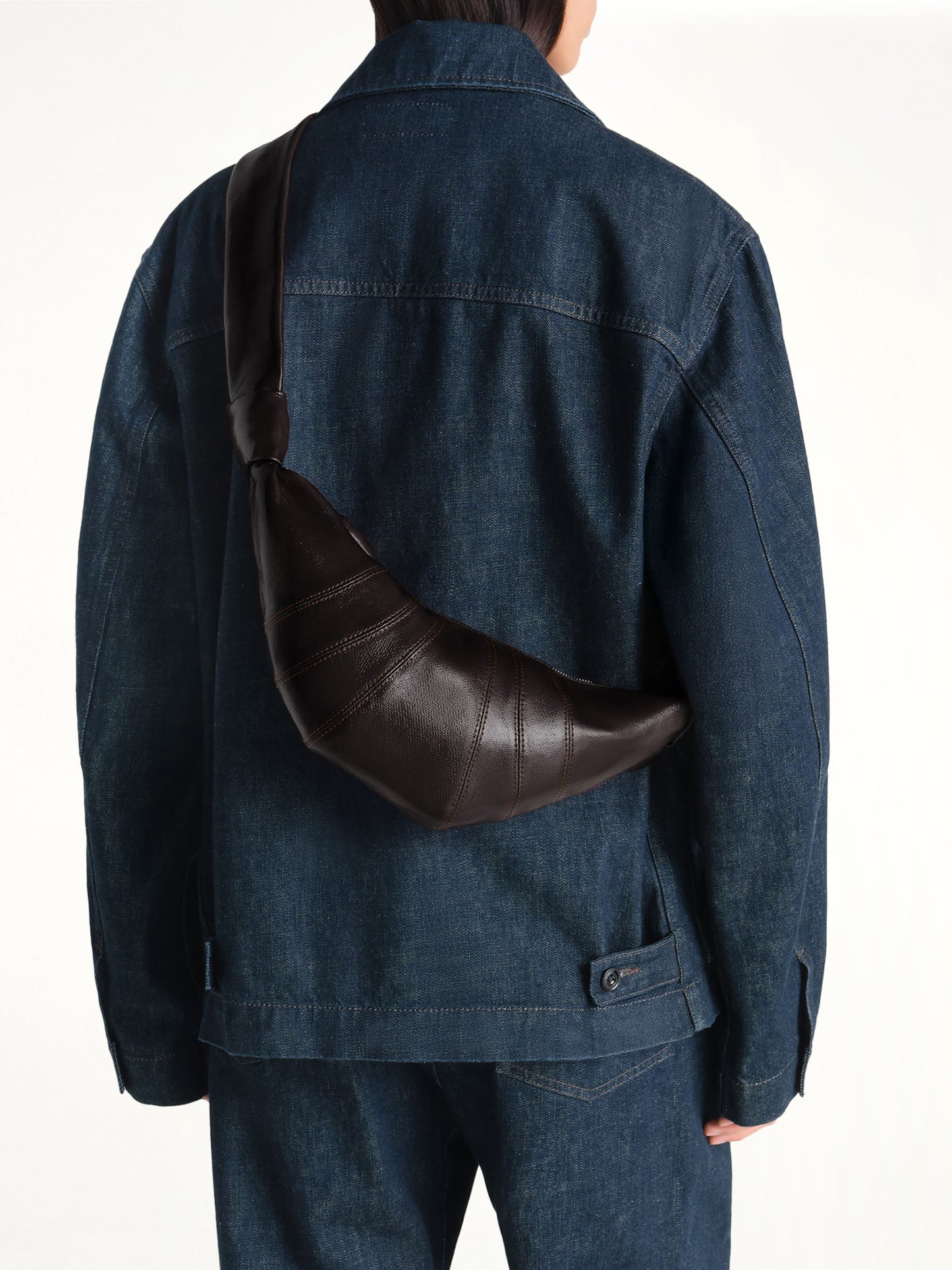 Small Croissant Bag in Truffle