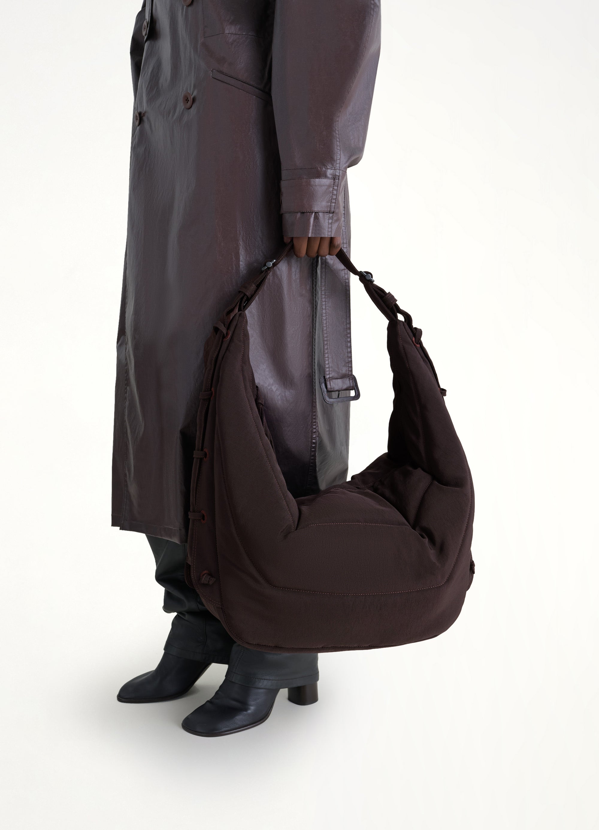 Large Soft Game Bag in Dark Chocolate