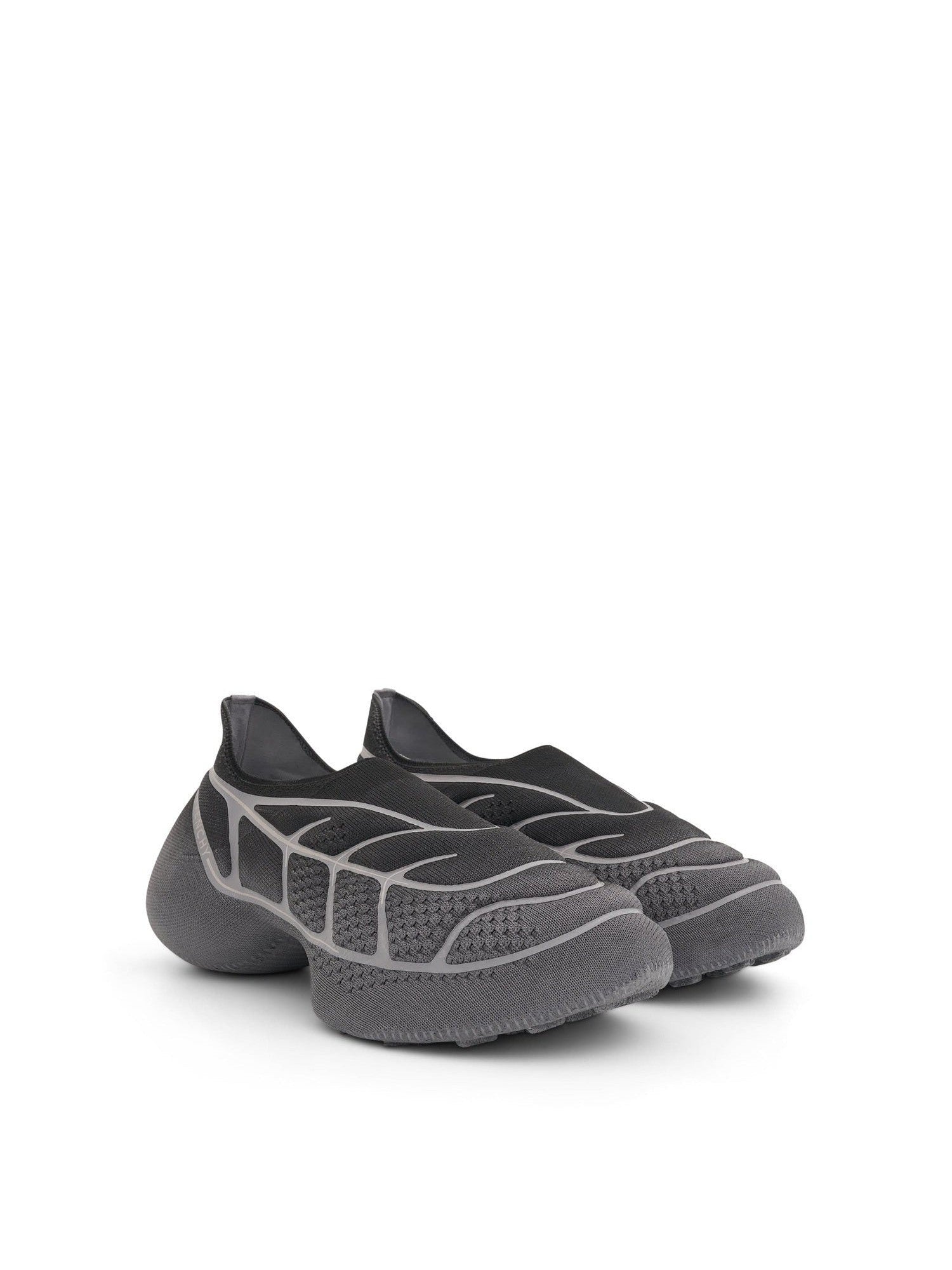 TK 360 Plus Sneakers in Black/Grey Front View | GIVENCHY