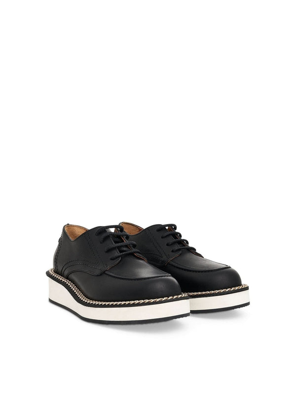 Chain Derby in Black Front View | GIVENCHY