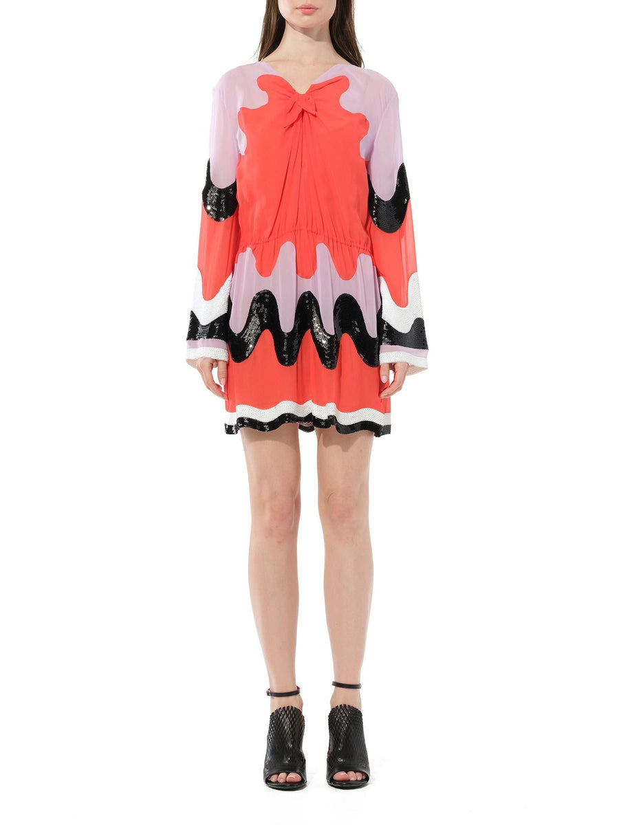 Belted Dress in Multicolor
