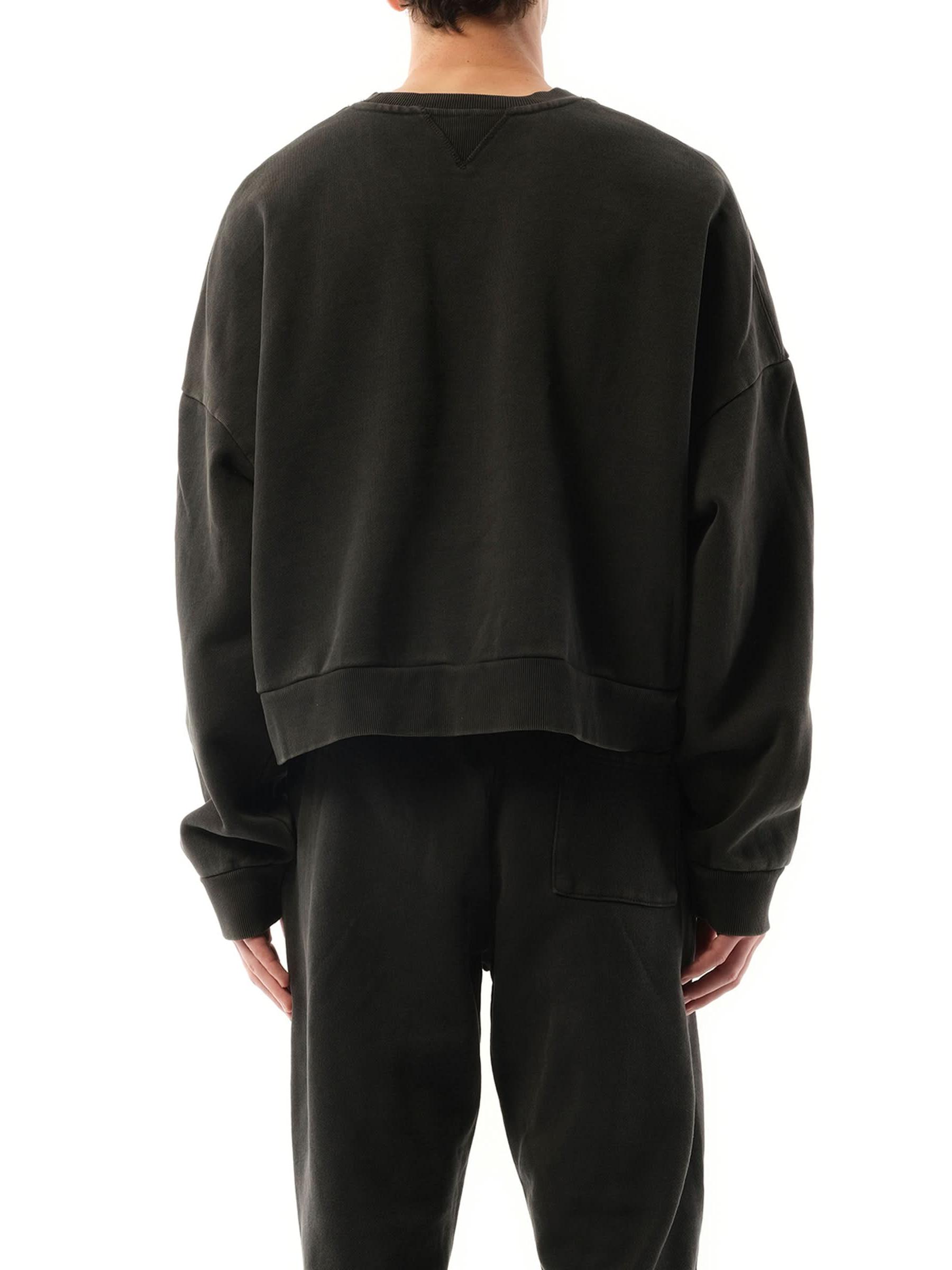 Entire Studios Box Sweatshirt in Washed Black