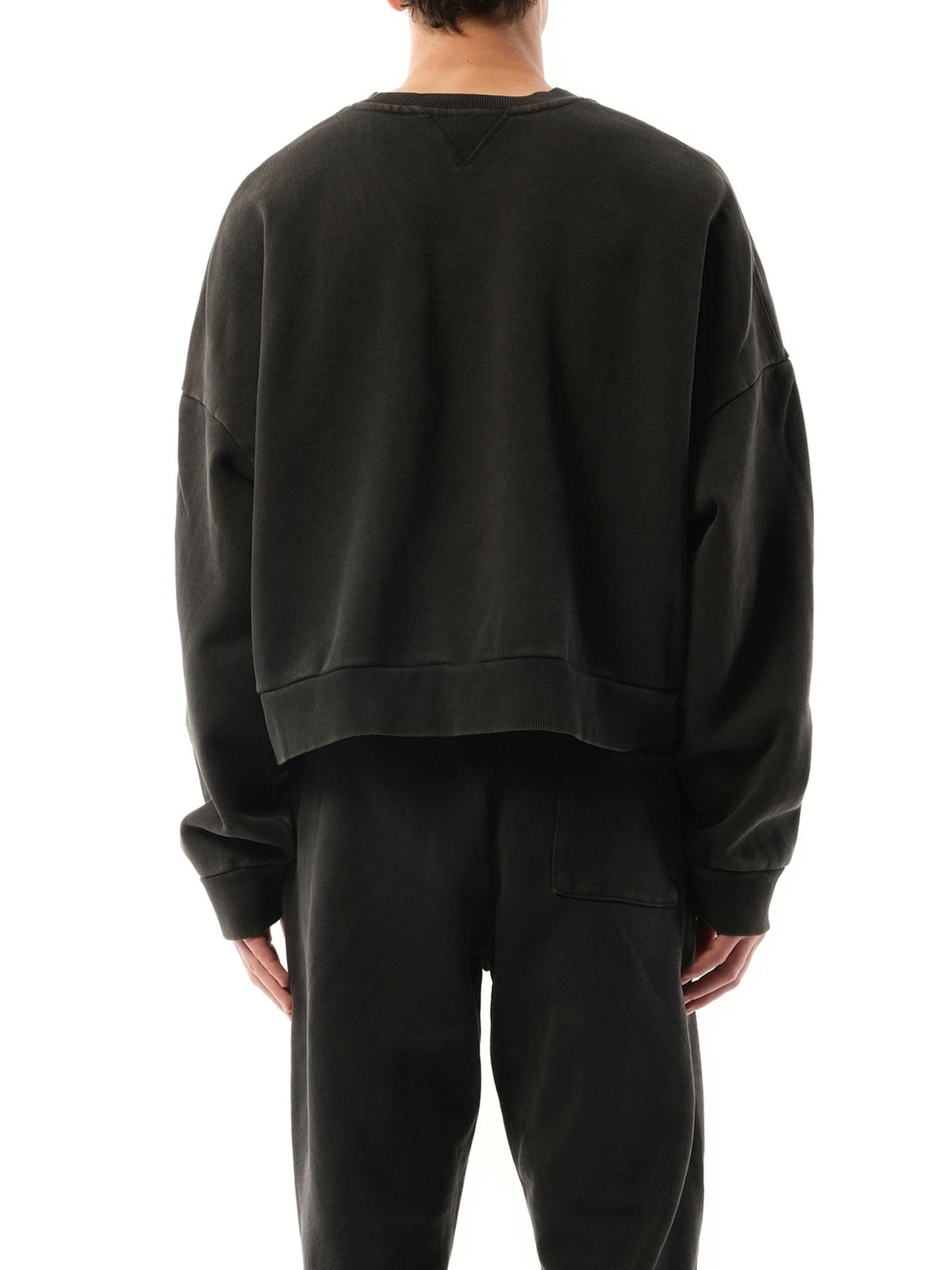 Entire Studios Box Sweatshirt in Washed Black