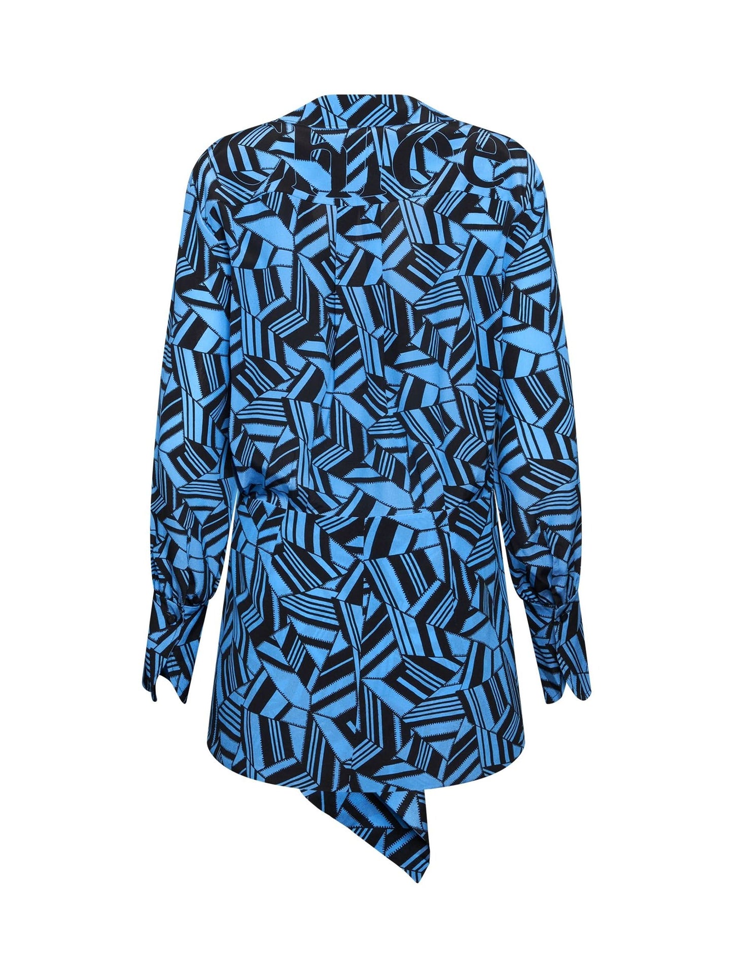 Geo Print Shirt in Blue