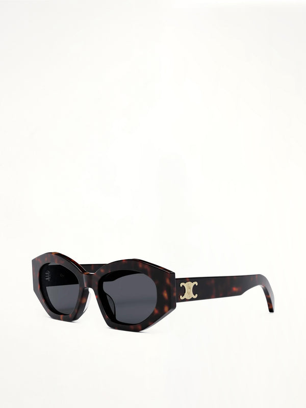 Celine CL40238U 5552A Acetate Sunglasses in Dark Havana