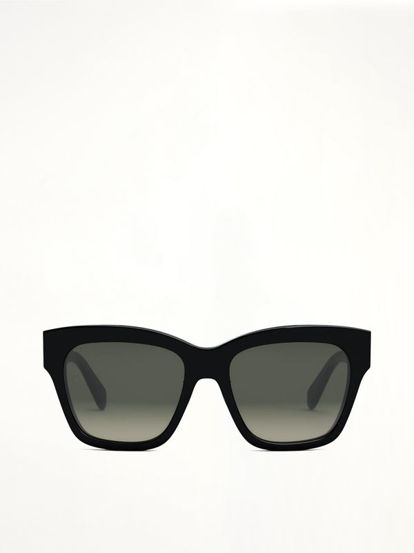 Celine CL40253F 5501F Cat Eye Acetate Sunglasses in Black