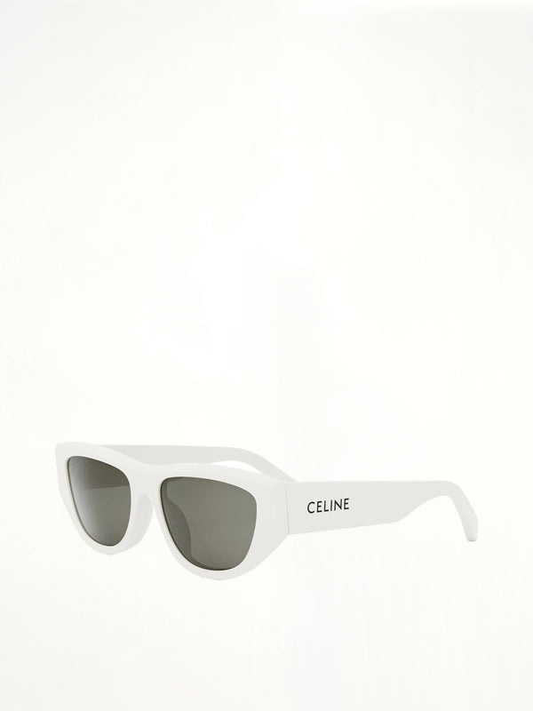 Celine CL40278U 5525A Acetate Sunglasses in White