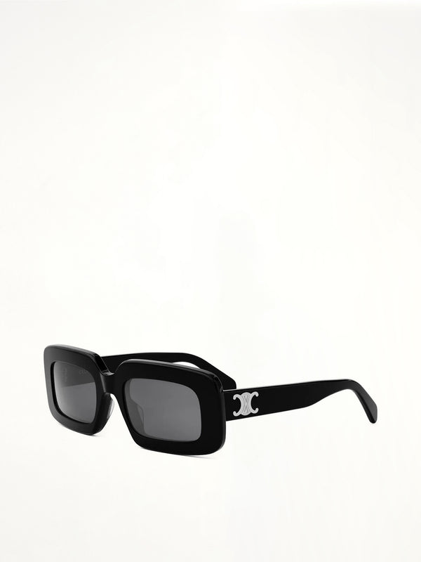 Cl40313U Acetate Sunglasses in Black