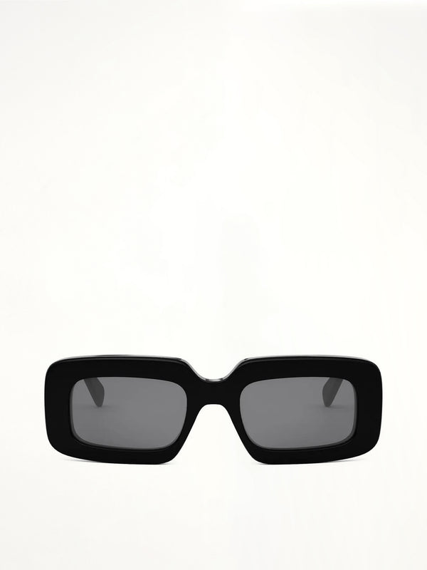Cl40313U Acetate Sunglasses in Black