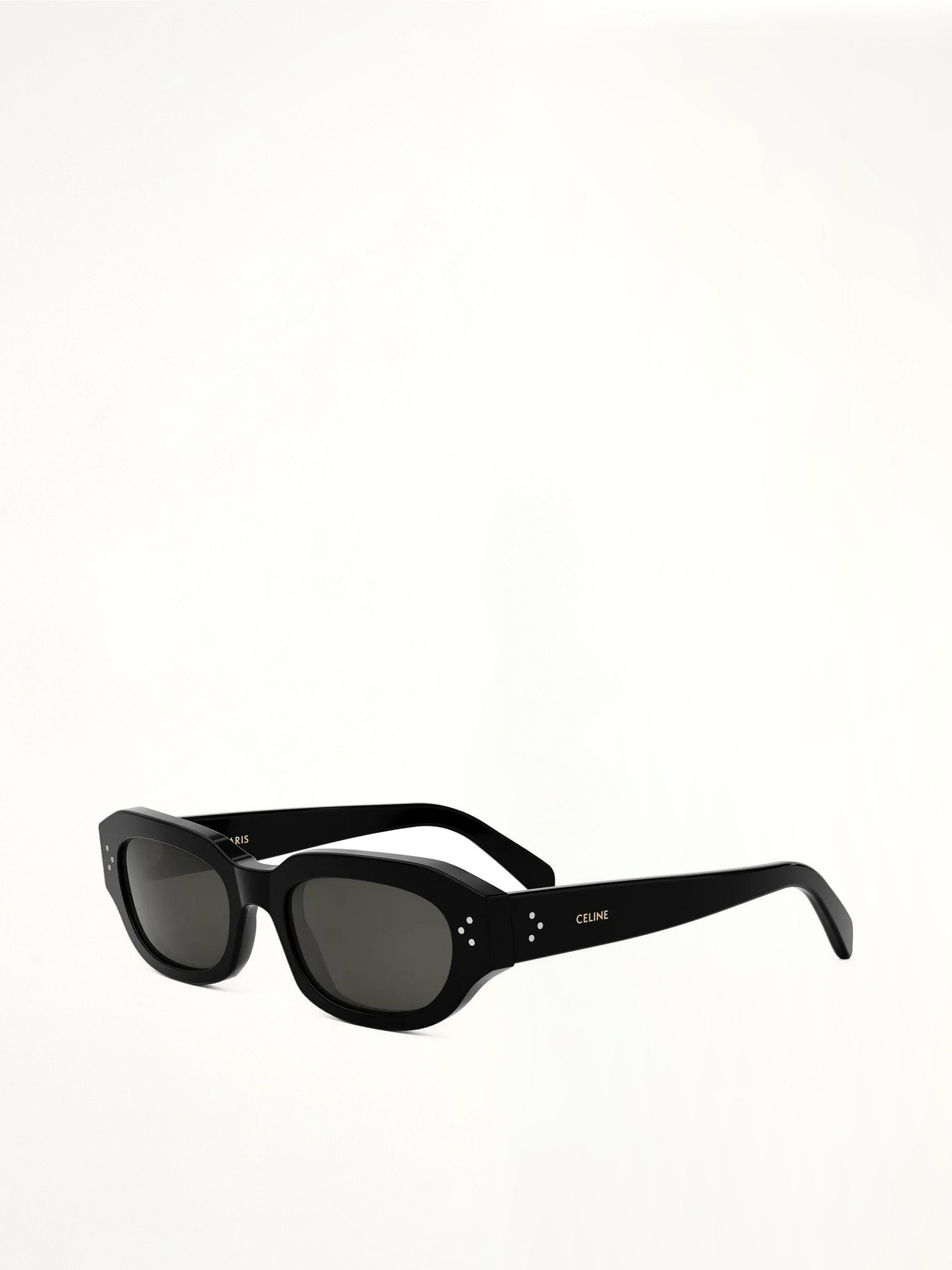 Celine CL40314I Acetate Sunglasses in Black/Silver