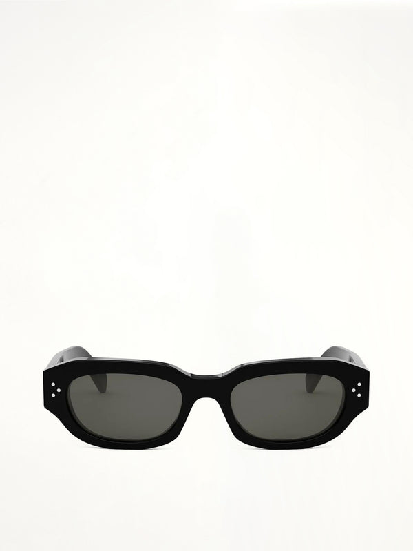 Celine CL40314I Acetate Sunglasses in Black/Silver