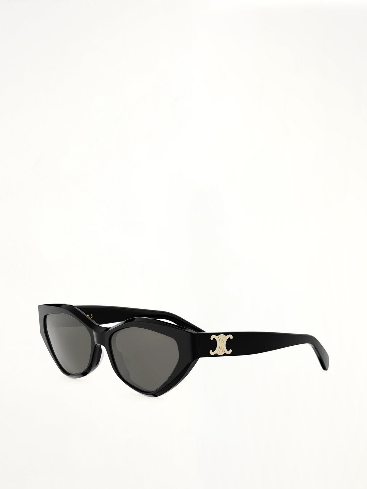 CL40323U Acetate Sunglasses in Shiny Black/Grey